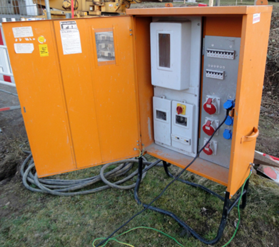 Baustromkasten bei Elektro Oßmann in Ebermannstadt