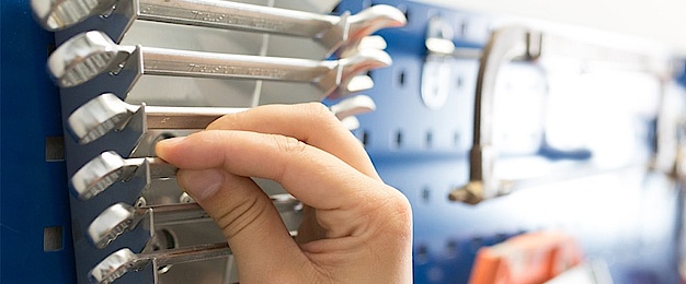 Werkstatt bei Elektro Oßmann in Ebermannstadt
